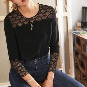 Sezane Aziliz Blouse In Black 4
